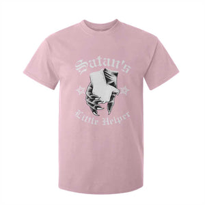Funny Xmas Satan's Little Helper T Shirt For Kid TS09 Light Pink Print Your Wear