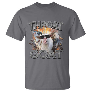 Throat Goat Funny Offensive Adult Humor Bootleg T Shirt TS09 Charcoal Print Your Wear