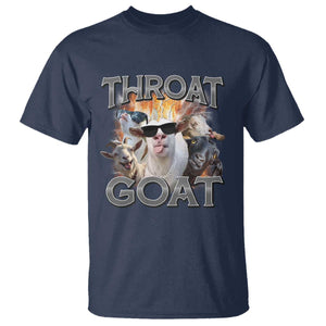 Throat Goat Funny Offensive Adult Humor Bootleg T Shirt TS09 Navy Print Your Wear