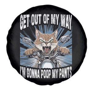 Funny Meme Spare Tire Cover Get Out of My Way Gonna Poop My Pants TS09 Print Your Wear