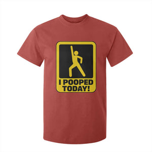 Funny I Pooped Today T Shirt For Kid TS09 Red Print Your Wear