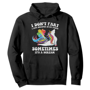 Funny I Don't Fart I Whisper In My Pants Hoodie TS09 Black Print Your Wear