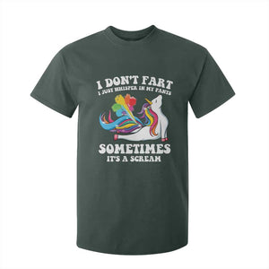 Funny I Don't Fart I Whisper In My Pants T Shirt For Kid TS09 Dark Forest Green Print Your Wear