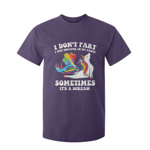 Funny I Don't Fart I Whisper In My Pants T Shirt For Kid TS09 Purple Print Your Wear