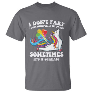 Funny I Don't Fart I Whisper In My Pants T Shirt TS09 Charcoal Print Your Wear