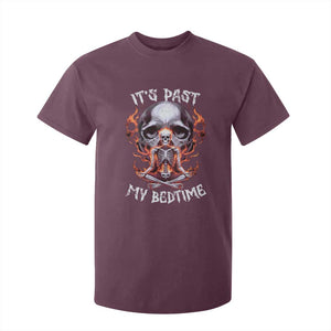 Funny Skeleton Meme T Shirt For Kid It's Past My Bedtime TS09 Maroon Print Your Wear