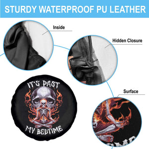 Funny Skeleton Meme Spare Tire Cover It's Past My Bedtime TS09 Print Your Wear