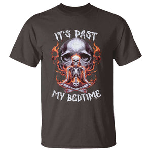 Funny Skeleton Meme T Shirt It's Past My Bedtime TS09 Dark Chocolate Print Your Wear