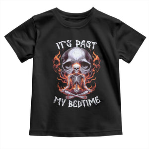 Funny Skeleton Meme Toddler T Shirt It's Past My Bedtime TS09 Black Print Your Wear