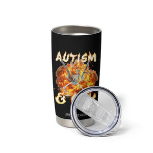 Funny Skeleton Meme Tumbler Cup Autistic and Gay TS09 Print Your Wear