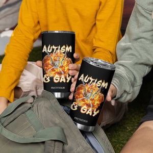 Funny Skeleton Meme Tumbler Cup Autistic and Gay TS09 Print Your Wear
