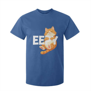 Funny Cat Meme T Shirt For Kid Eepy Cat Silly Sleepy Cat TS09 Royal Blue Print Your Wear