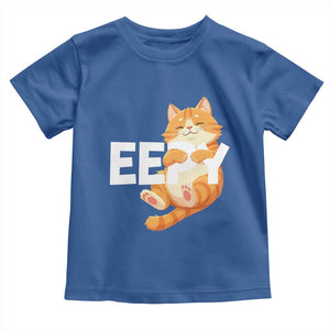 Funny Cat Meme Toddler T Shirt Eepy Cat Silly Sleepy Cat TS09 Royal Blue Print Your Wear