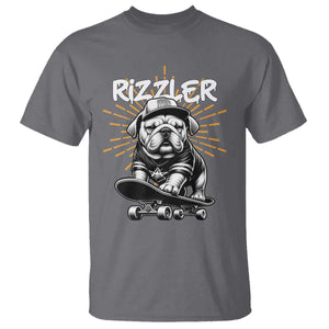 Funny Meme Rizzler Dog T Shirt TS09 Charcoal Print Your Wear