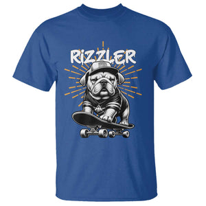 Funny Meme Rizzler Dog T Shirt TS09 Royal Blue Print Your Wear