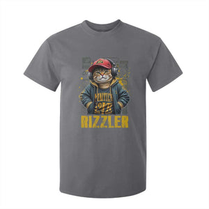 Funny Meme Rizzler Cat T Shirt For Kid TS09 Charcoal Print Your Wear