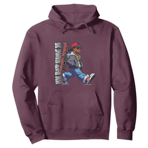 Personalized Hip Hop Rapper Hoodie Custom Name My Rap Name Is TS09 Maroon Print Your Wear
