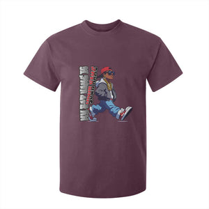 Personalized Hip Hop Rapper T Shirt For Kid Custom Name My Rap Name Is TS09 Maroon Print Your Wear