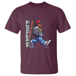 Personalized Hip Hop Rapper T Shirt Custom Name My Rap Name Is TS09 Maroon Print Your Wear