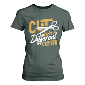 Hip Hop T Shirt For Women Cut From A Different Cloth TS09 Dark Forest Green Print Your Wear