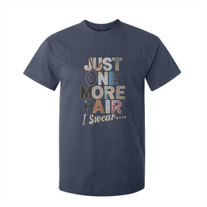 Sneaker Lover T Shirt For Kid Just One More Pair I Swear TS09 Navy Print Your Wear