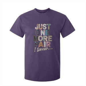 Sneaker Lover T Shirt For Kid Just One More Pair I Swear TS09 Purple Print Your Wear