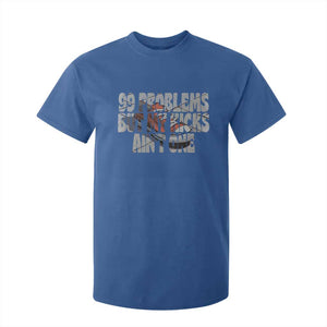 Sneaker Lover T Shirt For Kid 99 Problems But My Kicks Ain't One TS09 Royal Blue Print Your Wear