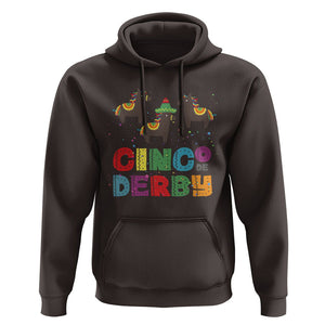 Funny Horse Racing Hoodie Cinco De Derby Mexican Horse Race TS09 Dark Chocolate Print Your Wear