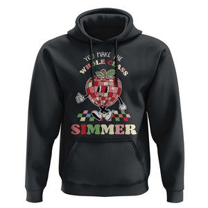 Teacher Hoodie You Make The Whole Class Shimmer Retro Groovy TS09 Black Print Your Wear