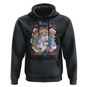 I'm Ready To Crush Kindergarden Hoodie Rainbow Unicorn Back To School TS09 Black Print Your Wear