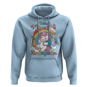 I'm Ready To Crush Kindergarden Hoodie Rainbow Unicorn Back To School TS09 Light Blue Print Your Wear