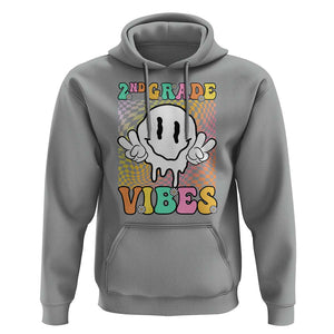 2nd Grade Vibes Hoodie Retro Groovy Back To School TS09 Sport Gray Print Your Wear
