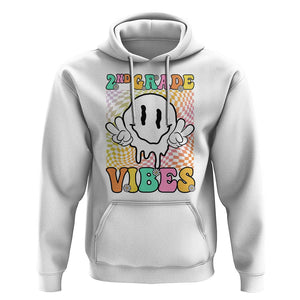 2nd Grade Vibes Hoodie Retro Groovy Back To School TS09 White Print Your Wear