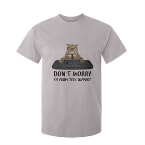 Funny Don't Worry I'm From Tech Support T Shirt For Kid TS09 Ice Gray Print Your Wear