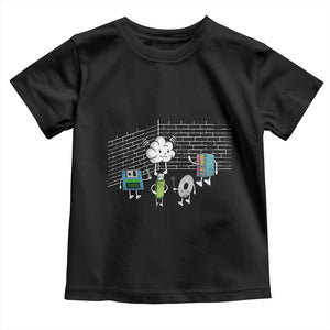 Funny Software Developers Toddler T Shirt Computer Storage Evolution Cloud TS09 Black Print Your Wear