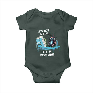 Funny Coder Baby Onesie It's Not A Bug It's A Feature TS09 Print Your Wear