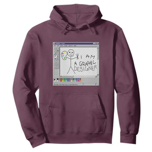 Funny I Am A Graphic Designer Hoodie TS09 Maroon Print Your Wear