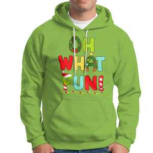 Oh What Fun Christmas Tree Candy Cane Hoodie TS09 Printyourwear