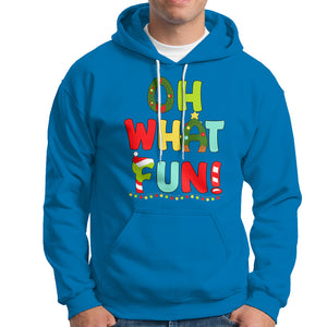 Oh What Fun Christmas Tree Candy Cane Hoodie TS09 Printyourwear
