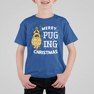 Merry Pugging Christmas Dog Pugmas Pug Xmas T Shirt For Kid TS09 Printyourwear