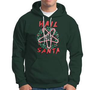 Hail Santa Krampus Ugly Christmas Candy Star Hoodie TS09 Printyourwear