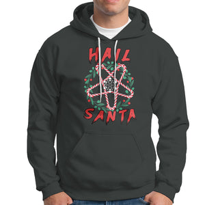 Hail Santa Krampus Ugly Christmas Candy Star Hoodie TS09 Printyourwear