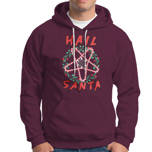 Hail Santa Krampus Ugly Christmas Candy Star Hoodie TS09 Printyourwear