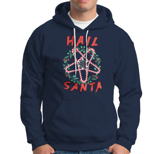 Hail Santa Krampus Ugly Christmas Candy Star Hoodie TS09 Printyourwear