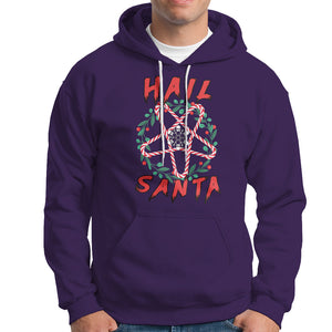 Hail Santa Krampus Ugly Christmas Candy Star Hoodie TS09 Printyourwear
