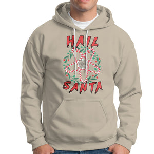Hail Santa Krampus Ugly Christmas Candy Star Hoodie TS09 Printyourwear