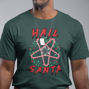 Hail Santa Krampus Ugly Christmas Candy Star T Shirt TS09 Printyourwear
