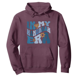 In My Hanukkah Era Hoodie Groovy Chanukkah Jewish TS09 Maroon Print Your Wear