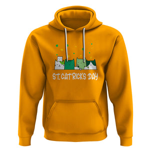 St. Patrick's Day Cat Lover Hoodie Happy St.Catrick's Lucky Family Cats Shamrock TS09 Gold Printyourwear