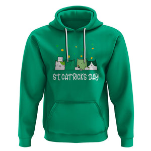 St. Patrick's Day Cat Lover Hoodie Happy St.Catrick's Lucky Family Cats Shamrock TS09 Irish Green Printyourwear